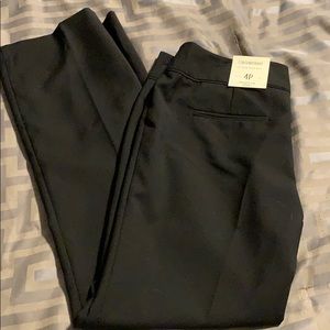 Cato brand black straight leg dress pants size 4p